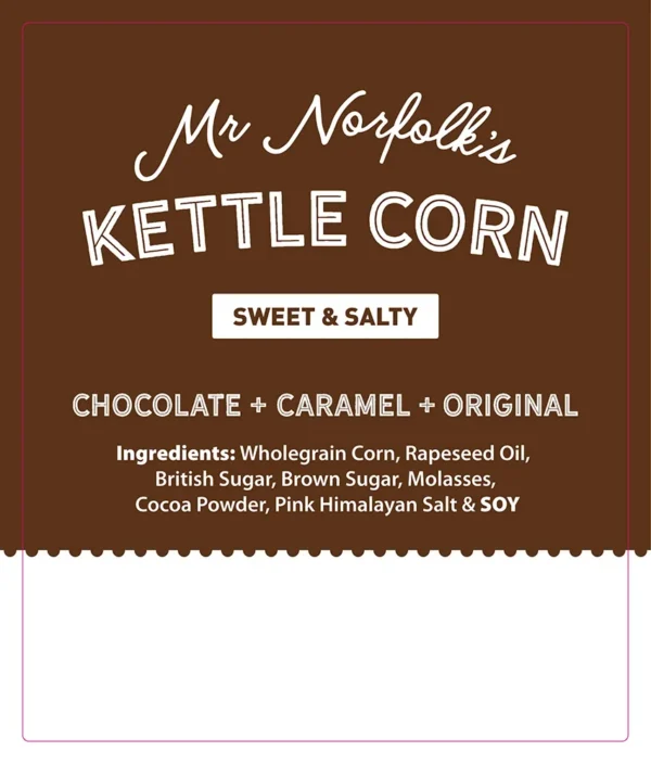 Mr Norfolks Kettle Corn - Chocolate Caramel Original